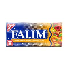 Falım Şekersiz Sakız 7 gr 20'li Paket Karışık MeyveAromalI