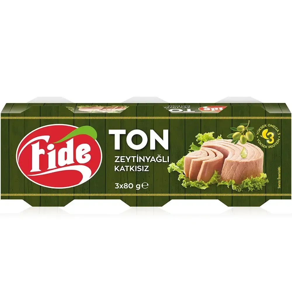 Fide Zeytinyağlı Ton Balığı 3x80 Gr