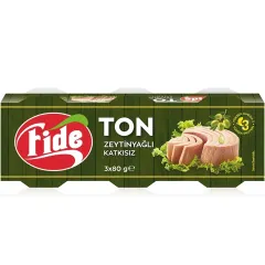 Fide Zeytinyağlı Ton Balığı 3x80 Gr
