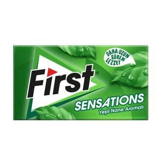 First Sensation Yeşil Nane Aromalı Sakız 27 Gr X 12 Adet