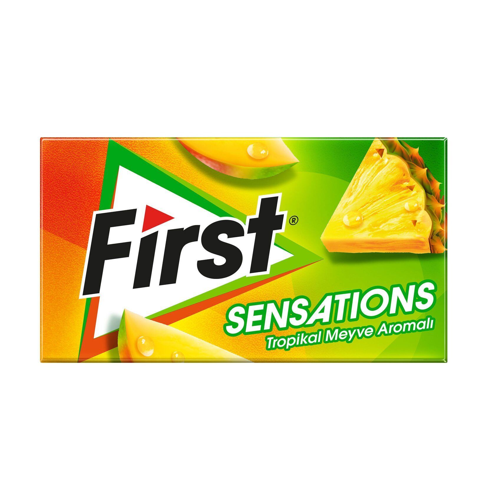 First Sensation Tropikal Meyve Aromalı Sakız 27 Gr X 12 Adet
