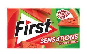 First Sensation Karpuz Aromalı Sakız 27 Gr X 12 Adet