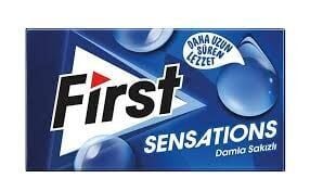 First Sensation Damla Sakız Aromalı Sakız 27 Gr X 12 Adet