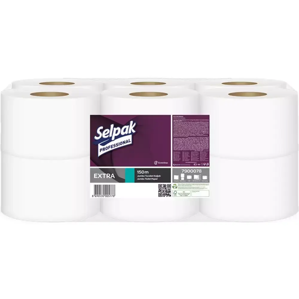Selpak Professional Extra Jumbo Tuvalet Kağıdı 150 m 12’li