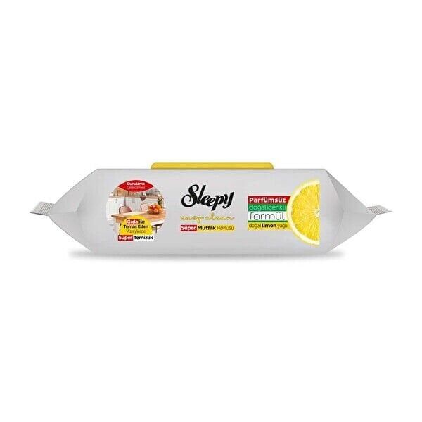 Sleepy Mutfak Temizlik Havlusu Limon 50'li